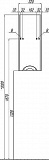 Шкаф-пенал Акватон Сильва 32x78 см светлое дерево 1A215703SIW6R правый фото 4