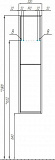 Шкаф-пенал Акватон Ривьера 32x136 см белый 1A239203RVX20 фото 6