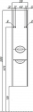 Шкаф-пенал Акватон Сильва 32x150 см светлое дерево 1A215603SIW6L левый фото 5