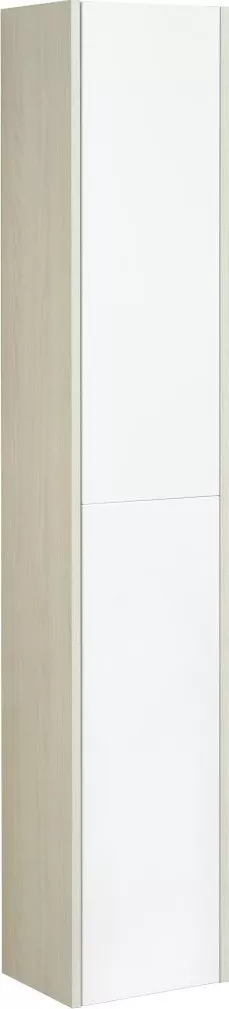 Шкаф-пенал Акватон Йорк 30x160 см белый / светлое дерево 1A171203YOAV0