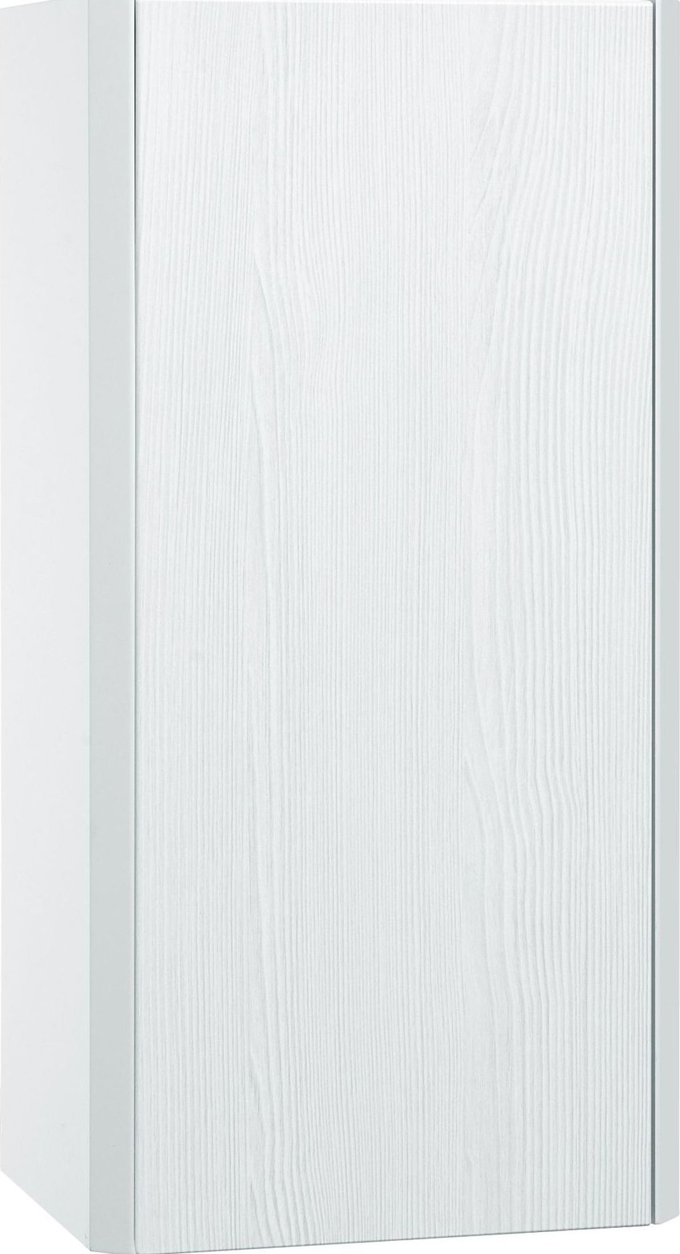 Шкаф-пенал Акватон Брук 30x62 см белый / светлое дерево 1A202503BCDL0