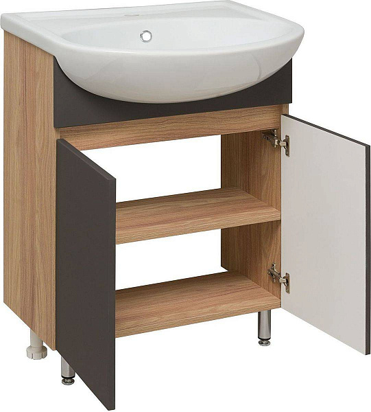 Мебель для ванной Runo Лада 60 напольная фото 3