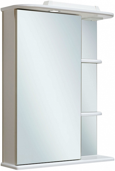 Зеркало-шкаф Runo Магнолия 50x75 00000000607 левое с подсветкой фото 1