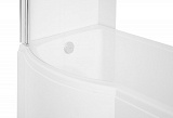 Акриловая ванна Besco Inspiro 160x70 WAI-160-NLE левая с душевой шторкой фото 4