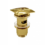 Донный клапан для раковины WasserKRAFT A168 золото фото 1