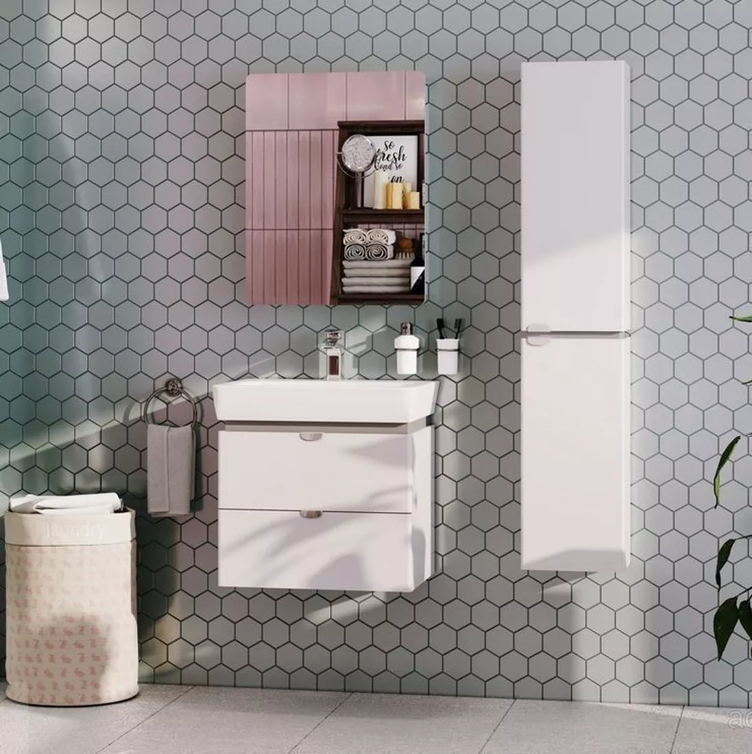 Мебель для ванной Акватон Скай Pro 60 подвесная