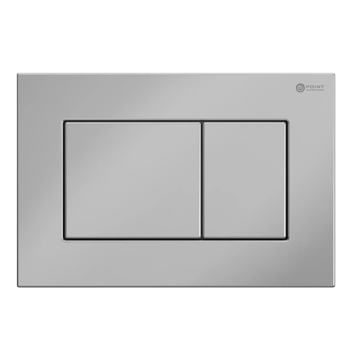 Кнопка смыва Point Ника PN44081C хром глянцевая