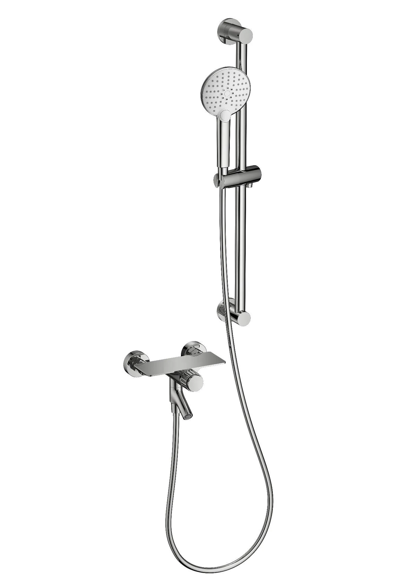 Смеситель для ванны с душем Wonzon & Woghand CLICK WW-FE05L222-CR