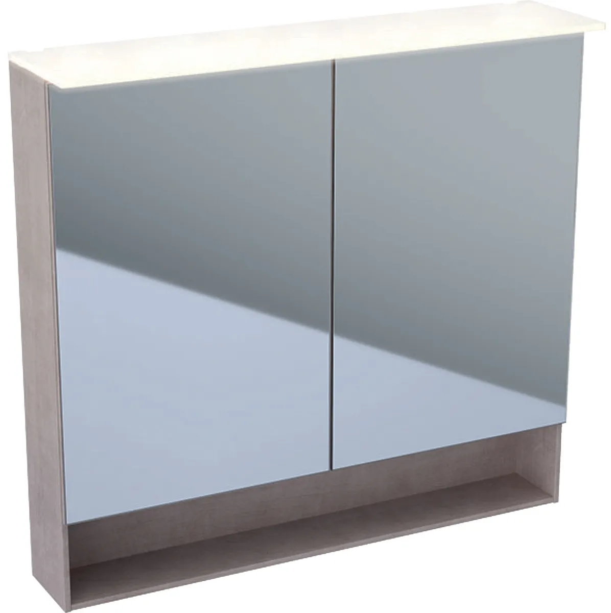 Зеркало-шкаф Geberit Acanto 89x83 500.646.00.2 с подсветкой