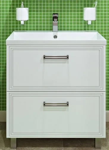 Тумба с раковиной Runo Олимпия 70 напольная