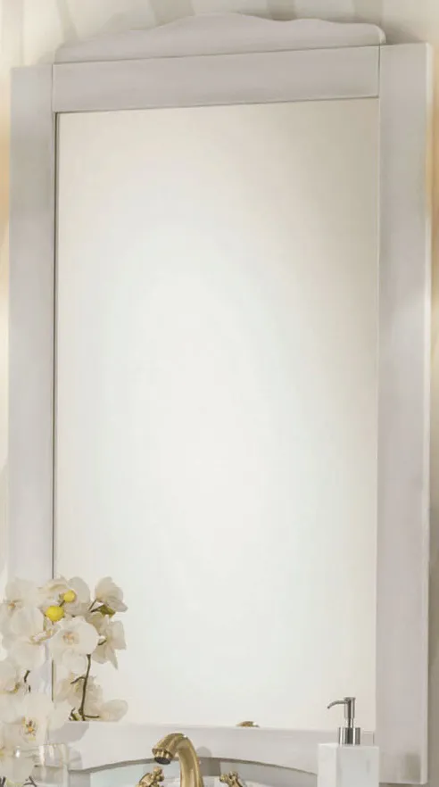 Зеркало Cezares Lorenzo bianco patinato