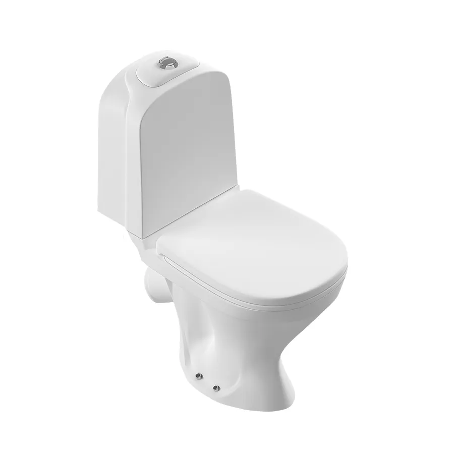 Унитаз-компакт Sanita Luxe Classic WC.CC/Classic/2-TM/WHT.G/S1 напольный с сиденьем микролифт