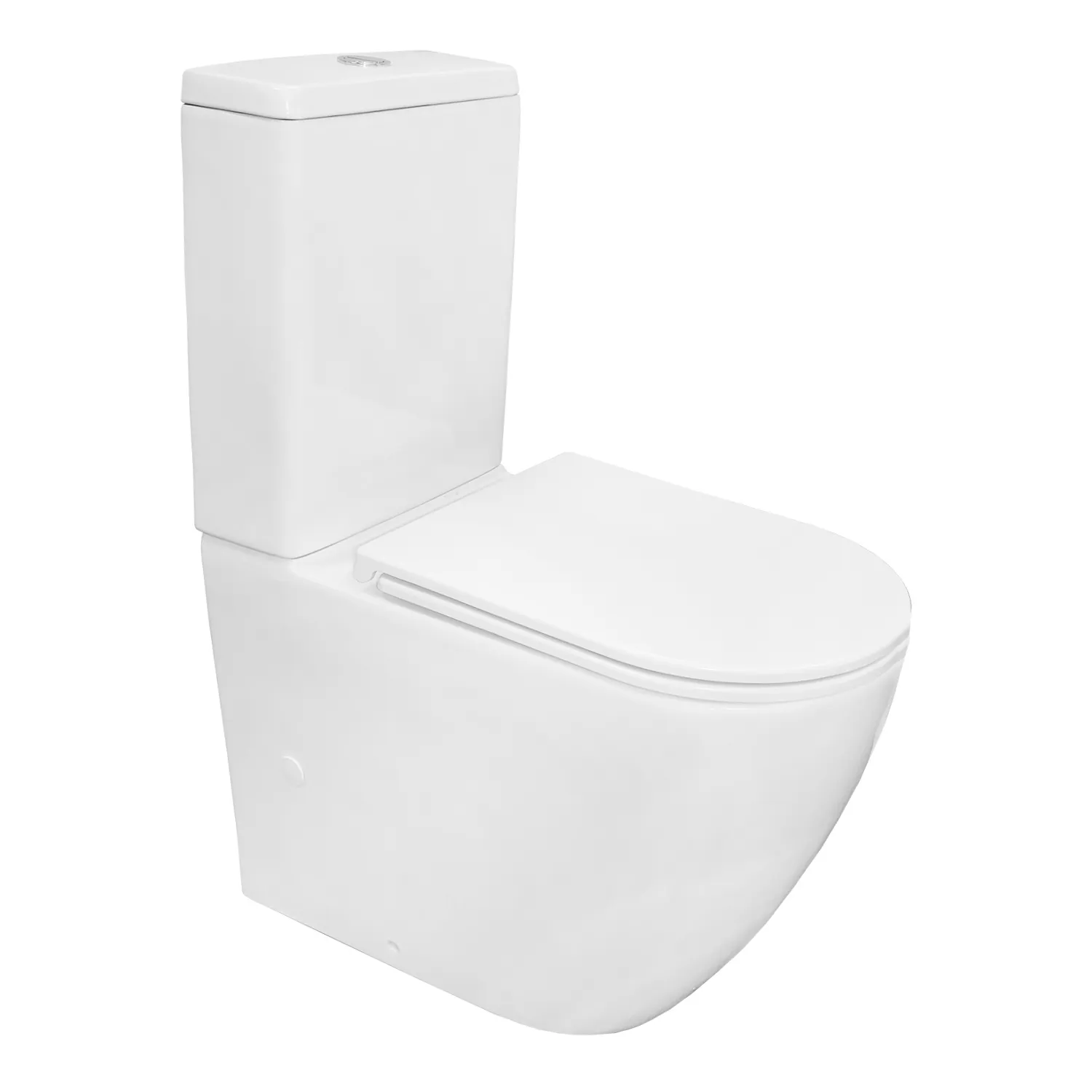 Унитаз-компакт Azario Grado AZ-2141 UQ1 напольный безободковый с сиденьем микролифт
