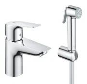 Смеситель Grohe BauEdge 23757001 для раковины с гигиеническим душем