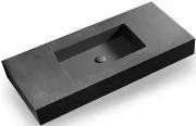 Раковина Acquabella Integra 120 см ENCIMERA.INTEGRA_120_CF_SLATE_NEGRO