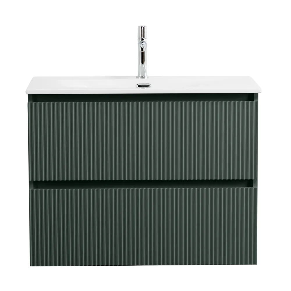 Тумба с раковиной BelBagno Uno-mini 90 см подвесная еловая матовая