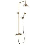 Душевая стойка Lemark Vintage LM2860B со смесителем