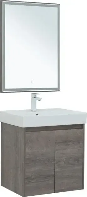 Мебель для ванной Aquanet Nova Lite 60 с 2-мя дверцами дуб рошелье