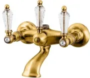 Смеситель Caprіgo ADRIA-Swarovski 01-019-oro для для ванны с душем