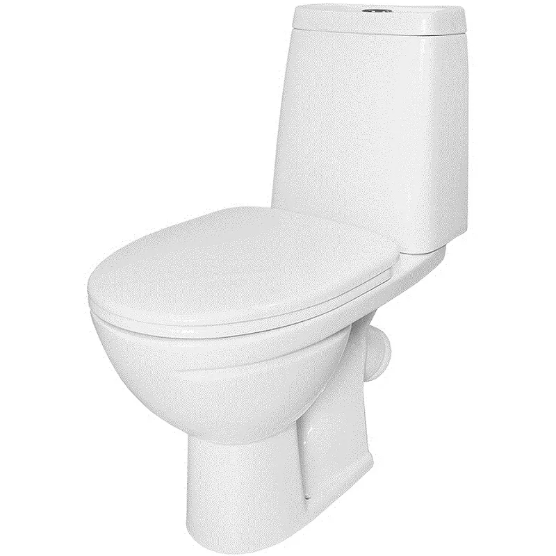 Унитаз-компакт Sanita Марс WC.CC/Mars/2-DM.Rim/WHT.G/S1 напольный безободковый с сиденьем микролифт