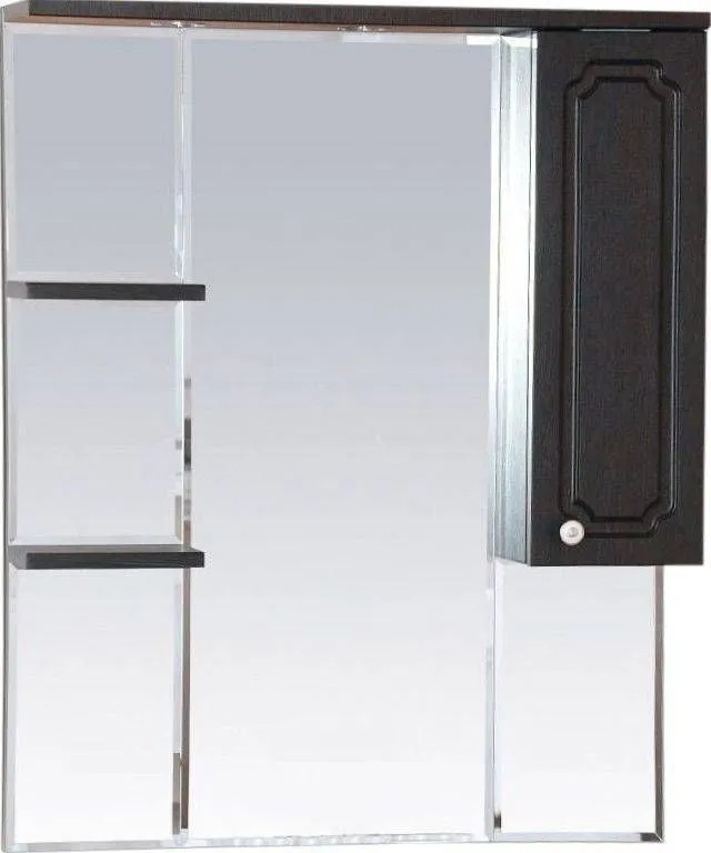 Зеркало-шкаф Misty Александра 74x101 П-Але04075-052СвП правое с подсветкой