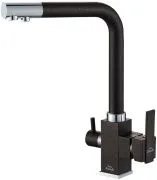 Смеситель Steel Hammer SH 805 BLACK CR для кухонной мойки