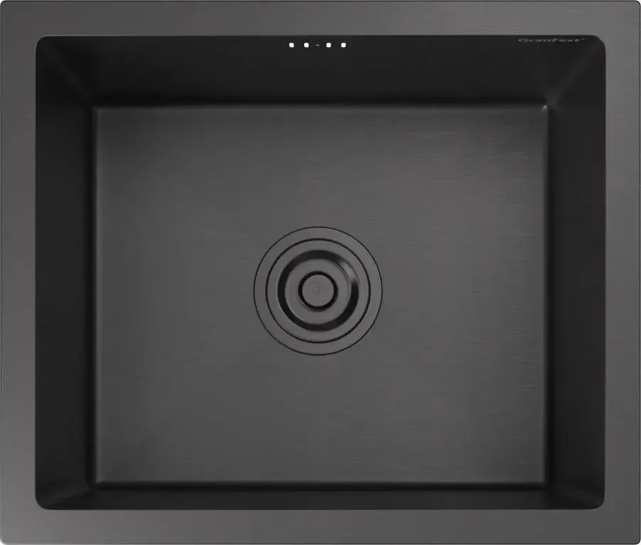 Мойка для кухни GranFest Metal 4538 PVD графит