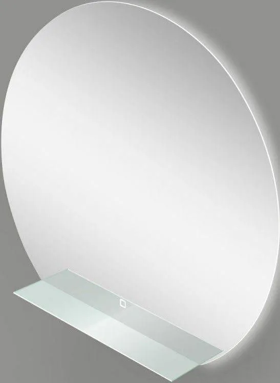Зеркало BelBagno 100x100 SPC-RNG-1000-LED-TCH-MENS с подсветкой с полочкой