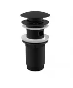 Донный клапан для раковины AlcaPlast A392BLACK хром, черный