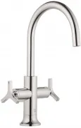 Смеситель Kludi Nova Fonte Déco 201180539 для раковины с донным клапаном