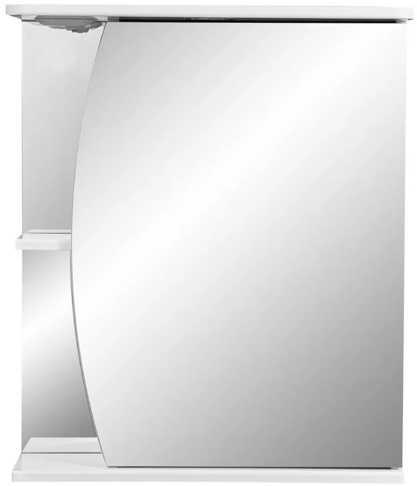 Зеркало-шкаф Stella Polar Волна Лана 60x70 SP-00000049 правое с подсветкой