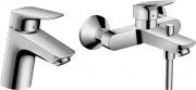 Комплект смесителей Hansgrohe Logis 71400000/71070000 2 в 1