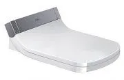 Крышка-сиденье Duravit DuraStyle Senso Wash 610200002000300 с микролифтом, петли хром, функция биде
