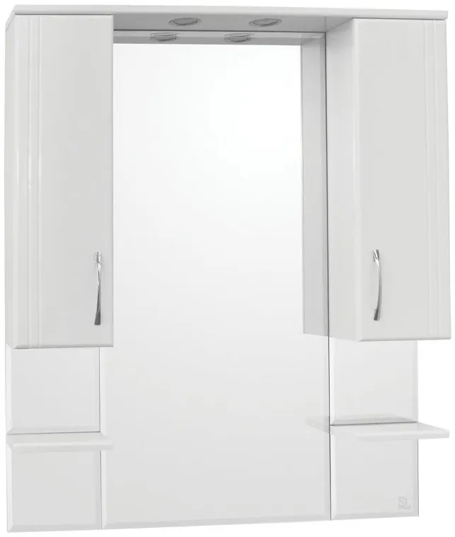 Зеркало Style Line Энигма 90x109.6 ЛС-00000174 с полочкой и подсветкой
