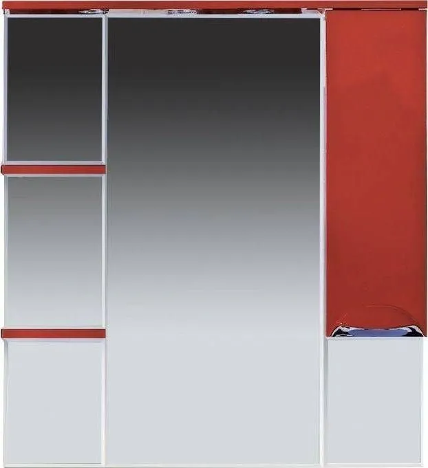 Зеркало-шкаф Misty Кристи 90x100 П-Кри02090-101СвП правое с подсветкой