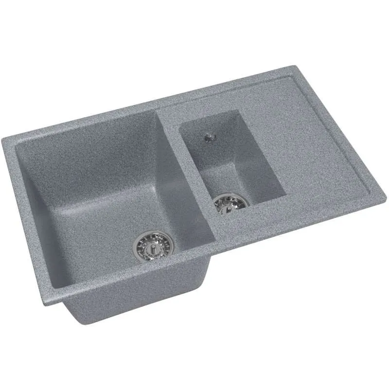 Кухонная мойка Mixline ML-GM22-309 Темно-серая 525179