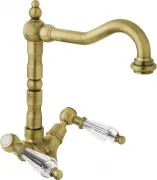 Смеситель Cezares Diamond DIAMOND-LS2-02-Sw для раковины с донным клапаном