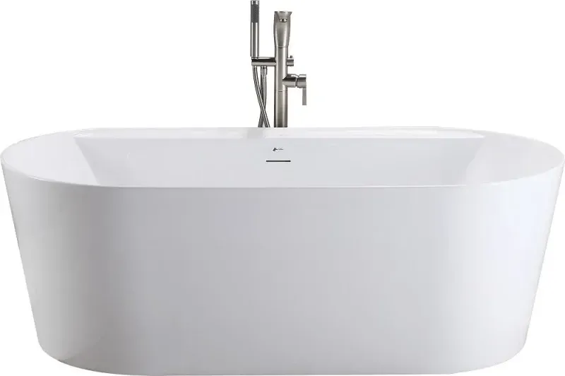 Акриловая ванна Esbano 80x58 ESVAVIGO с каркасом со сливом-переливом с плоским сифоном и гидрозатвором