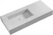 Раковина Acquabella Integra 120 см ENCIMERA.INTEGRA_CF_SLATE_120_BIANCO_SX левая