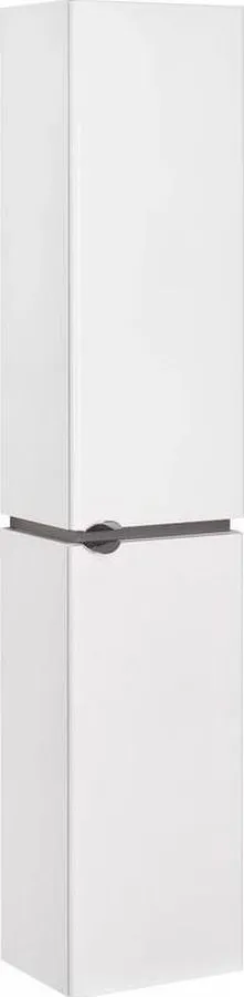 Шкаф-пенал Акватон Скай PRO 30x148 см белый / черный 1A238603SY01R правый