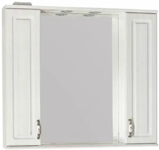 Зеркало Style Line Олеандр-2 90x83 ЛС-00000484 с полочкой и подсветкой