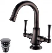 Смеситель Lemark Peretto LM6307RB для раковины с донным клапаном