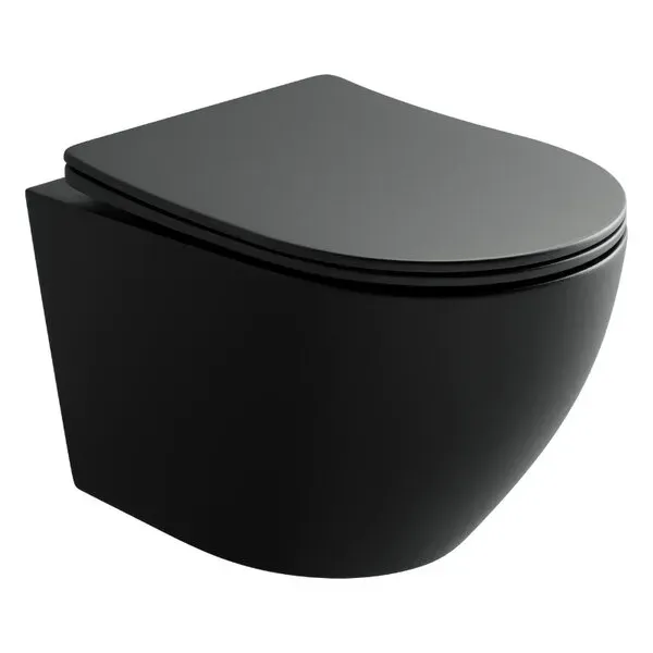 Унитаз Ceramica Nova Uno CN11001MB подвесной безободковый с микролифтом