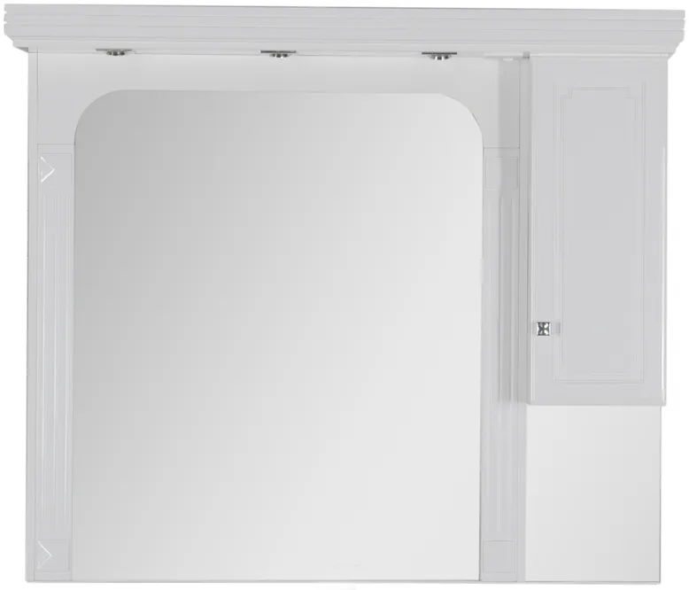 Зеркало-шкаф Aquanet Фредерика new 140