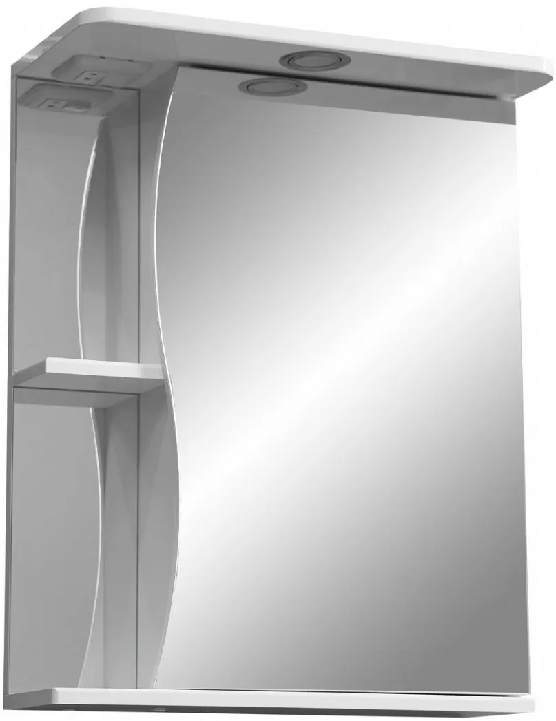 Зеркало-шкаф Stella Polar Волна Верея 60x70 SP-00000048 правое с подсветкой