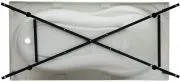 Каркас для ванны Aquanet Viola 180x75 00204048