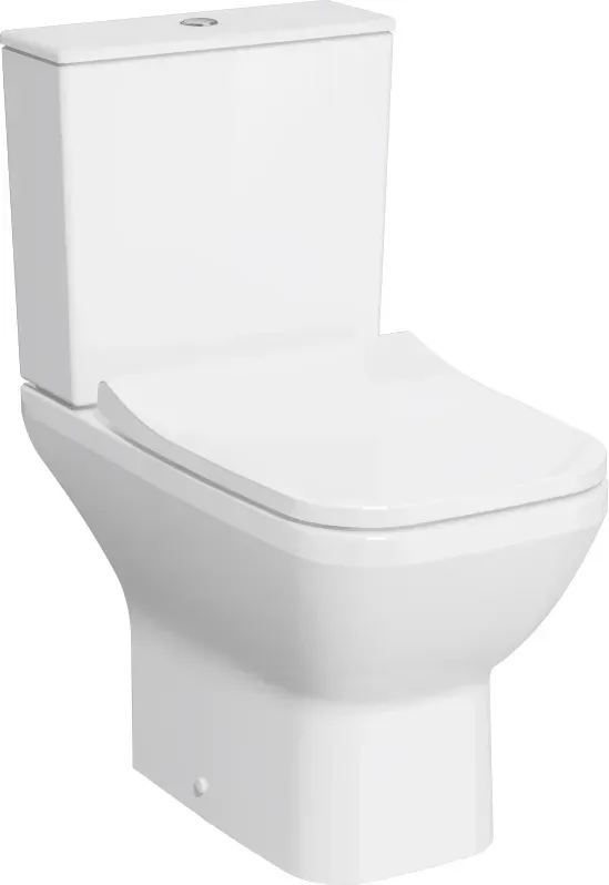 Унитаз-компакт VitrA Integra Square 9833B003-7205 безободковый с сиденьем микролифт