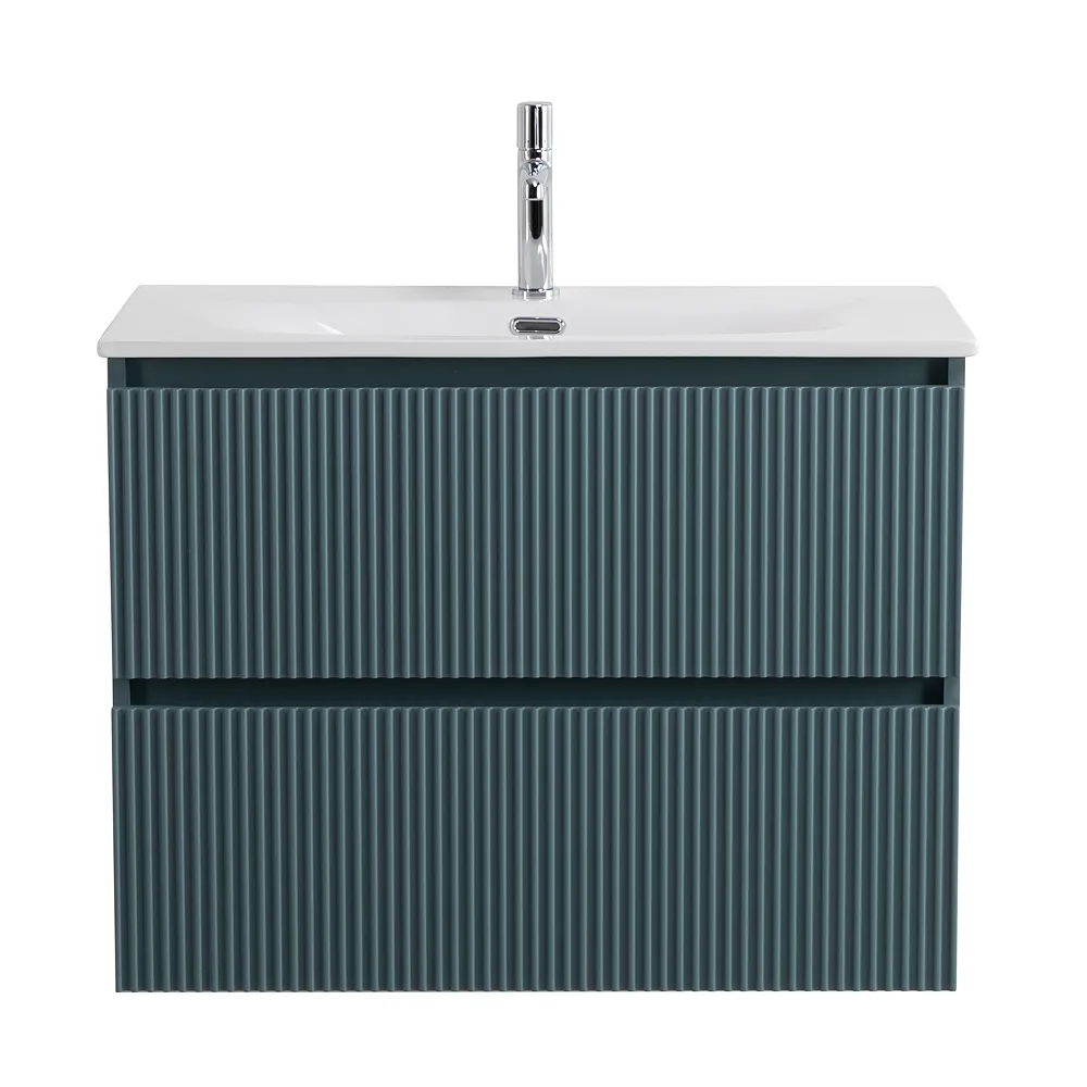Тумба с раковиной BelBagno Uno-mini 90 см подвесная голубая матовая