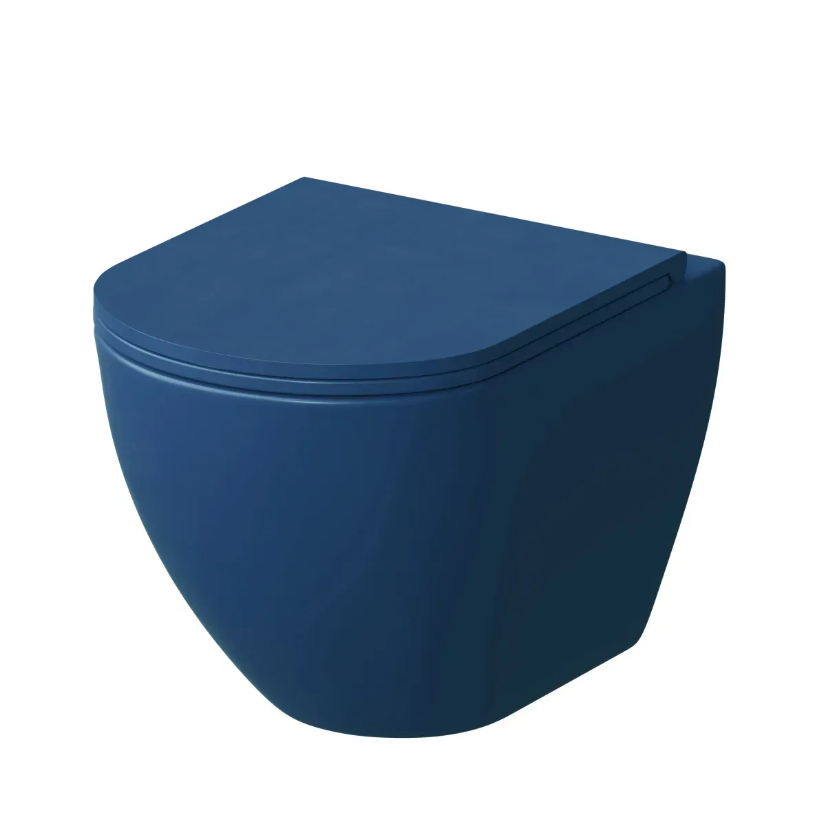 Унитаз Grossman Color GR-4455BLMS подвесной безободковый с микролифтом