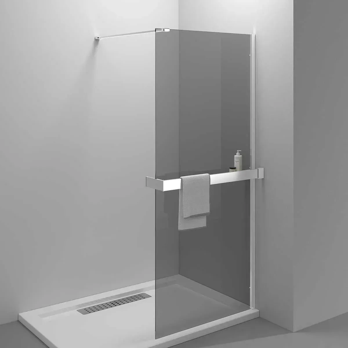 Душевая перегородка Vincea Walk in HR 90x200 VSW-4HR900CG профиль хром стекло тонированное